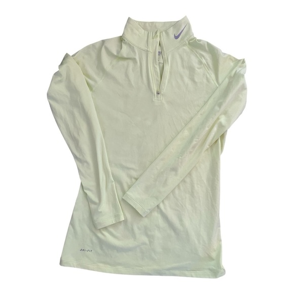 Nike Pro Combat Neon Green Pullover - Picture 4 of 4